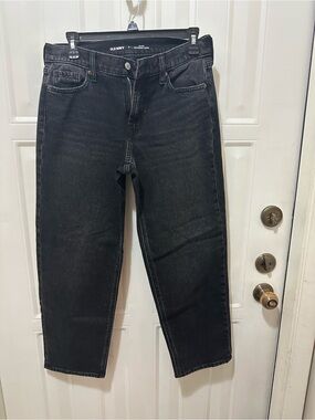 Old Navy Women's Black Wide-Leg Jeans